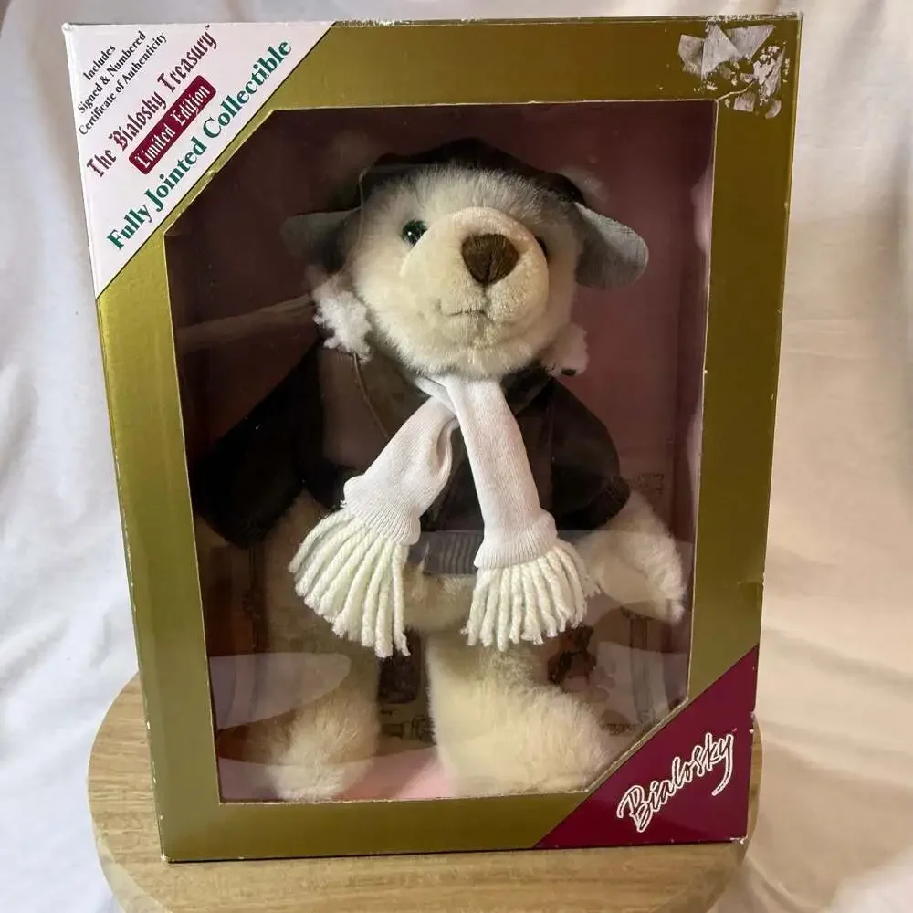 The Bialosky Treasury Limited Edition Fully Jointed Pilot Teddy Bear